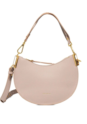 Coccinelle small Sunup half-moon satchel - Neutrals