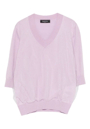 Fabiana Filippi V-neck top - Purple