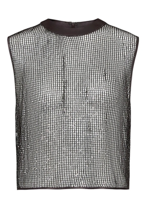 TWP sequin muscle T-shirt - Black