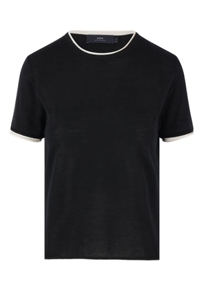 arch4 contrasting-edges short-sleeve T-shirt - Black