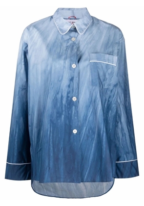 F.R.S For Restless Sleepers pipe-trim pajama shirt - Blue