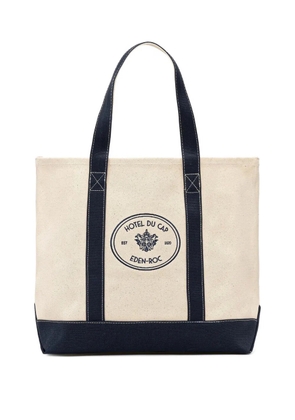 Sporty & Rich Hotel Eden Roc logo tote bag - Neutrals