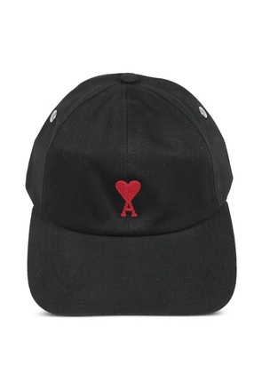 AMI Paris embroidered-logo baseball cap - Black