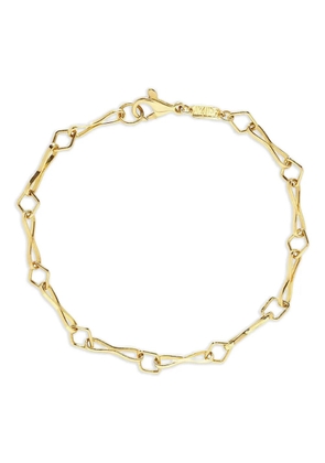 Azlee diamond-link bracelet - Gold