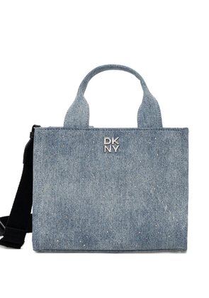 DKNY logo-detail top-handles tote bag - Blue