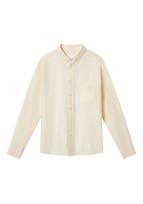MARANT Jasolo pocket embroidered shirt - Neutrals