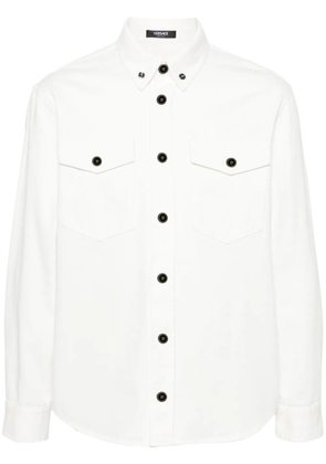Versace Medusa-buttons cotton shirt - White