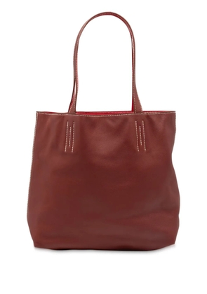 Hermès Pre-Owned 2013 Veau Sikkim Double Sens 28 tote bag - Red