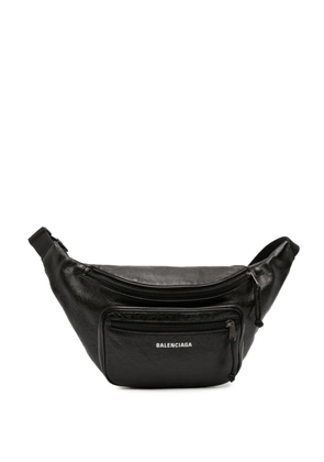 Balenciaga Pre-Owned 2020 Leather Explorer belt bag - Black