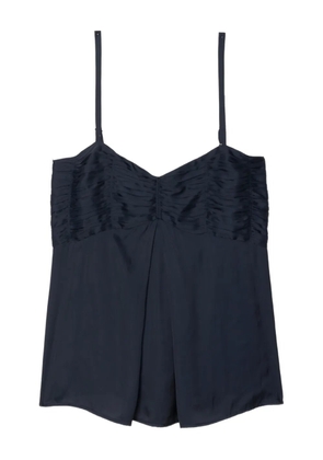 Zadig&Voltaire ruched satin top - Blue