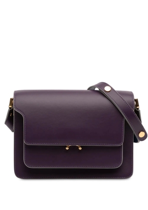 Marni Pre-Owned 2015-2025 Medium Leather Trunk crossbody bag - Purple
