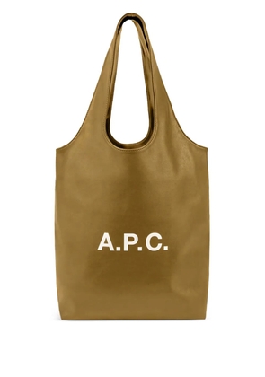 A.P.C. small Ninon tote bag - Green