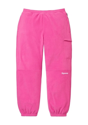 Supreme polartec track pants - Pink