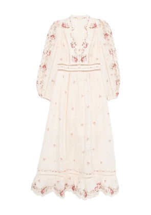 ZIMMERMANN Patience floral maxi dress - Neutrals