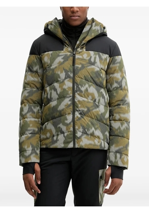 Colmar camouflage-pattern hooded ski jacket - Green