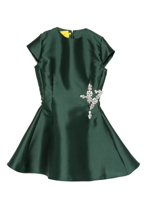 Marques'Almeida embellished mini dress - Green