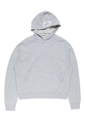 Acne Studios knitted long-sleeve hoodie - Grey