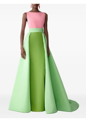 Carolina Herrera boat-neck maxi dress - Green