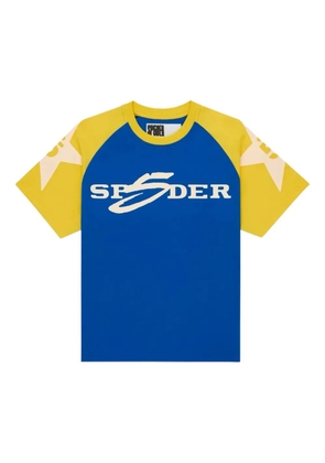 SP5DER star-motif T-shirt - Blue