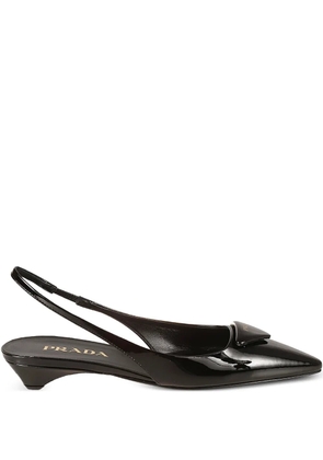 Prada heeled slingback pumps - Black