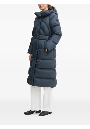 Colmar hooded belted coat - Blue