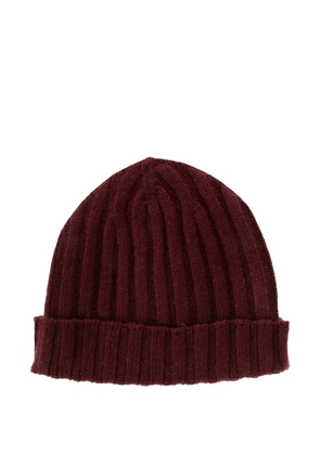 Alpha Industries ribbed turn-up beanie - Red