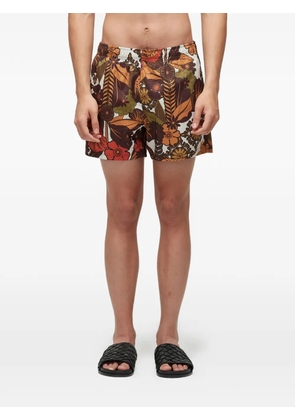 Osklen Garden Party swim shorts - Brown