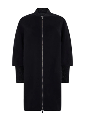 Peserico zip-fastening long-sleeves coat - Black