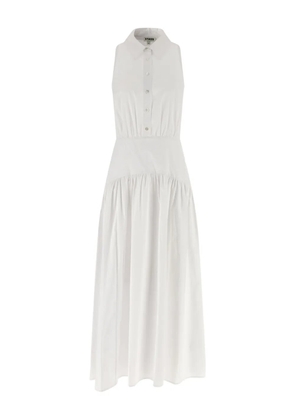 STAUD Romy wrinkled maxi dress - White