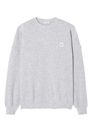 American Vintage Evona logo-patch sweatshirt - Grey