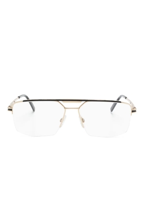Cazal 7098 pilot-frame glasses - Gold