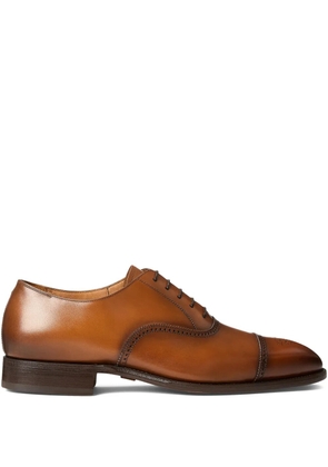 Ralph Lauren Purple Label cap-toe Oxford shoes - Brown