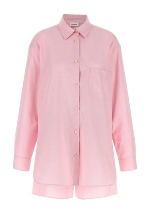 THE ANDAMANE Georgiana cotton shorts set - Pink