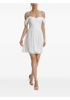 FRAMBOISE Khalesi off-the-shoulder mini dress - White