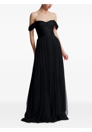 FRAMBOISE Roselyn off-the-shoulder maxi dress - Black