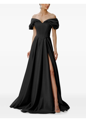 FRAMBOISE Giuliamy off-the-shoulder maxi dress - Black