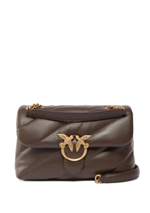 PINKO Classic Love Puff Maxi Quilt cross body bag - Brown