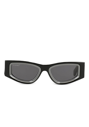 Off-White Eyewear round-lenses tinted sunglasses - Black