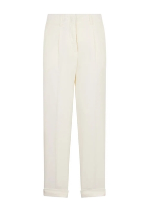 Peserico cuffed trousers - Neutrals