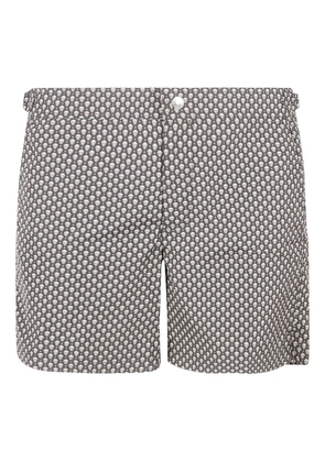 Alexander McQueen skull-print swim shorts - Black