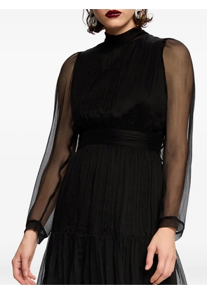 FRAMBOISE Alena long-sleeve mini dress - Black