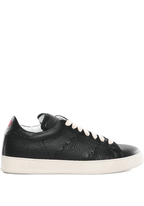 Kiton pebbled trainers - Black