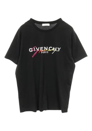 Givenchy Pre-Owned 2010s crew-neck logo-print T-shirt - Black