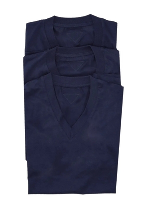 Prada V-neck short-sleeve T-shirt - Blue