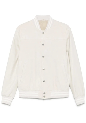 Eleventy suede bomber jacket - Neutrals