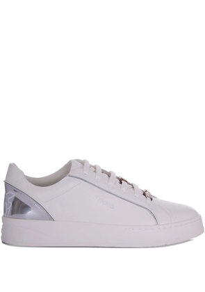 PINKO metallic-detail sneakers - White