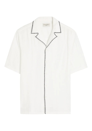 Officine Generale Eren embroidered shirt - White