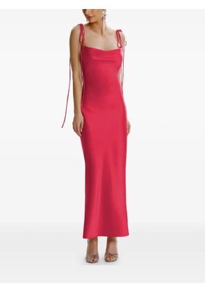 FRAMBOISE Jodie sleeveless maxi dress - Red