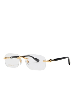 Gucci rimless glasses - Gold