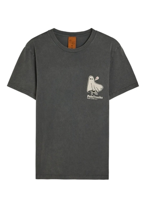 Nudie Jeans Roy ghost -print T-shirt - Grey